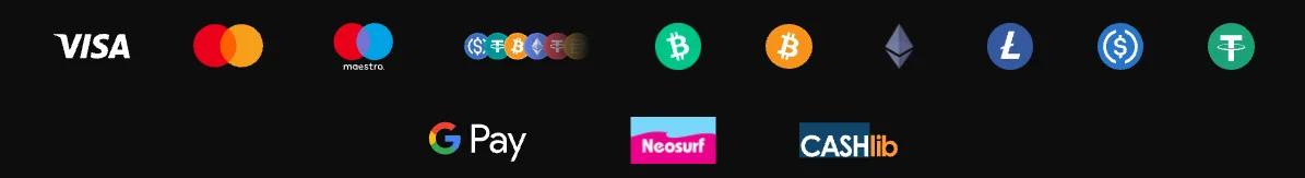 Métodos de pago y criptomonedas disponibles en Unique Casino Métodos de pago de Unique Casino con Visa, Mastercard, Maestro, Google Pay, Neosurf, CASHlib y criptomonedas